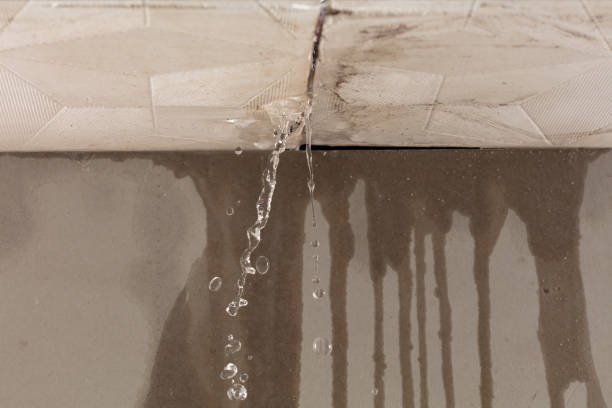 Professional Sewage Cleanup technician working in Victoria, KS